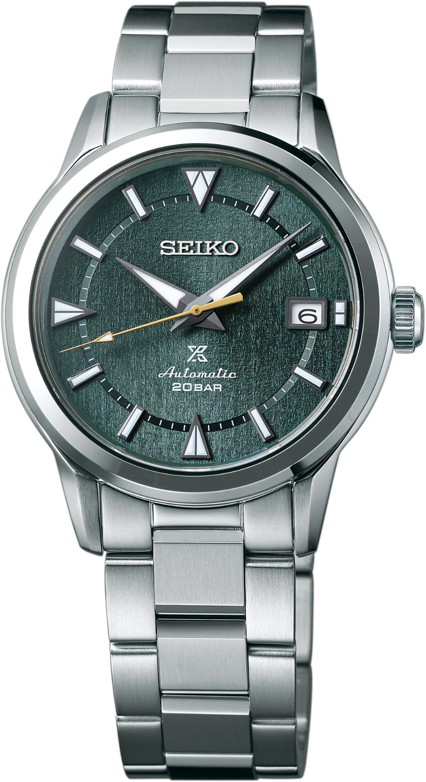 Seiko Prospex Alpinist Mystic Forest Dial Men’s Steel Bracelet Watch SPB289