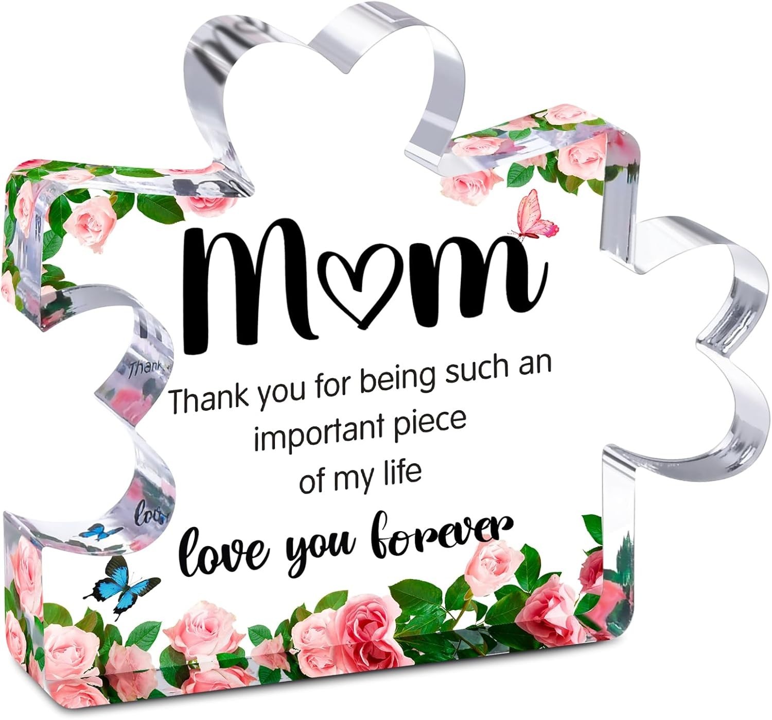 Stylish Tabletop Acrylic Puzzle Piece – Heartwarming Gift for Every Occasion