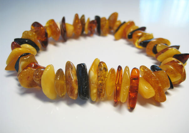 3 – Genuine Baltic Amber Bracelet 30 grams 8 in Handmade !!!