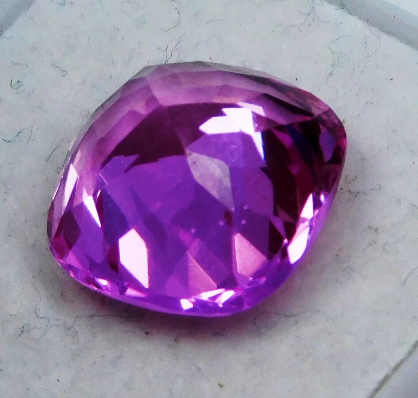 Gorgeous Natural Pink Kunzite EGL Certified 10-12 Ct Radiant Cut Loose Gemstone