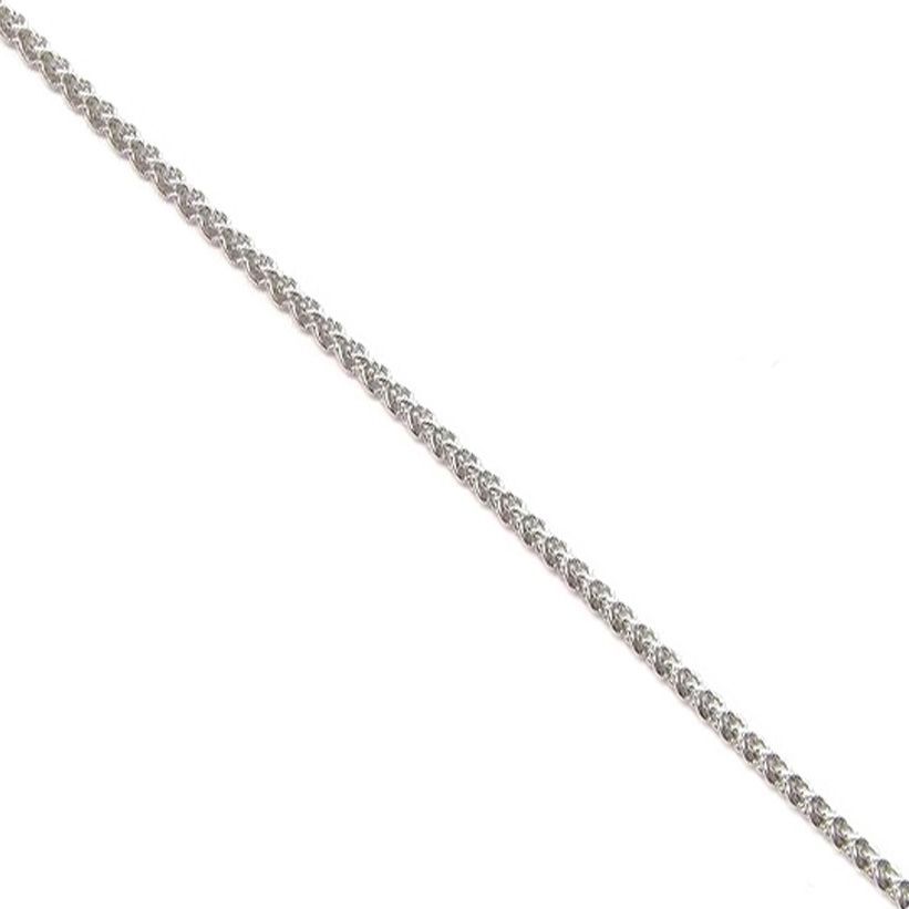 1.1mm Platinum Wheat Chain PT950 16″ 18″ 20″ 22″ 24″ or 30″