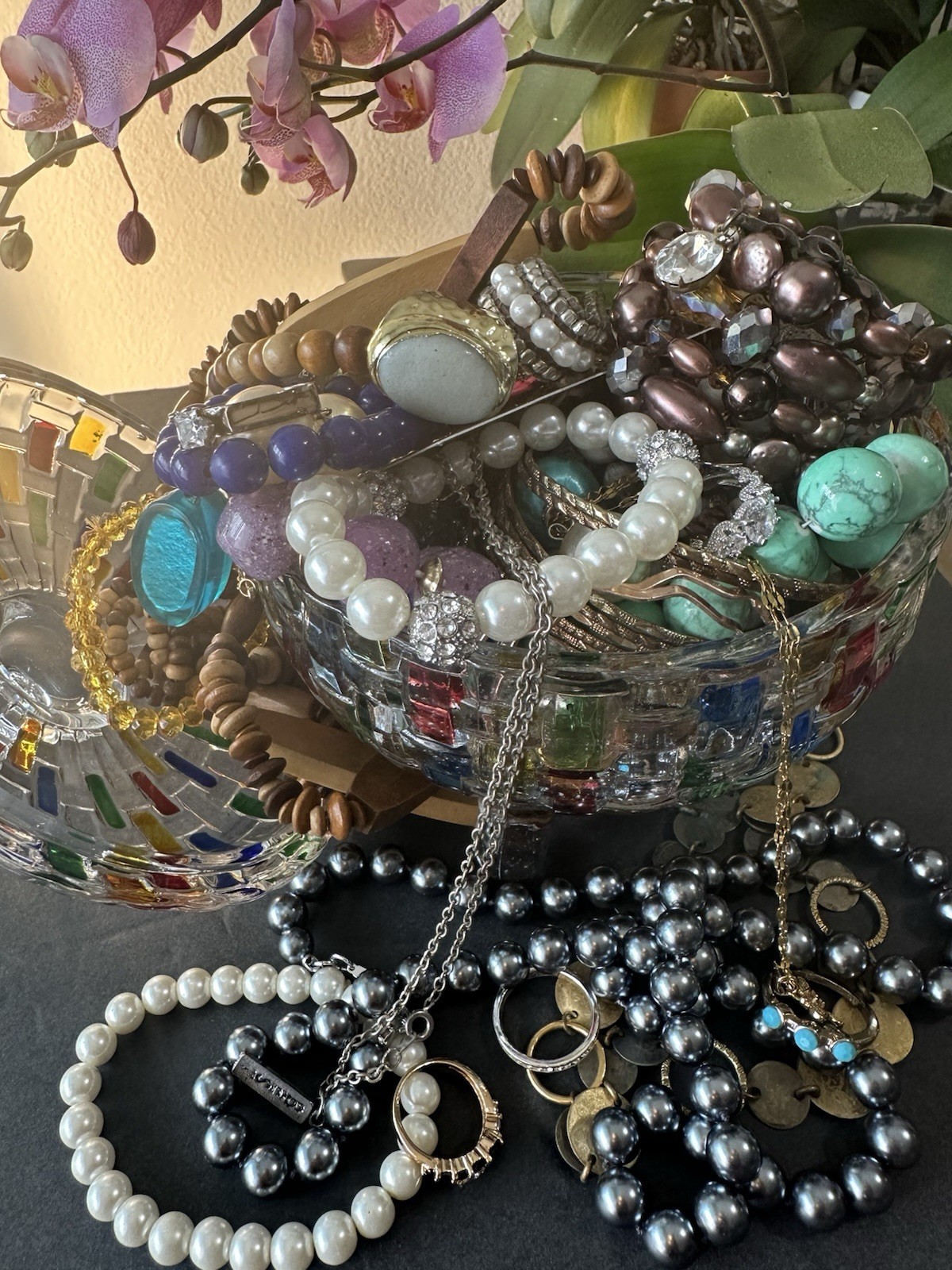 mystery jewelry jar vintage