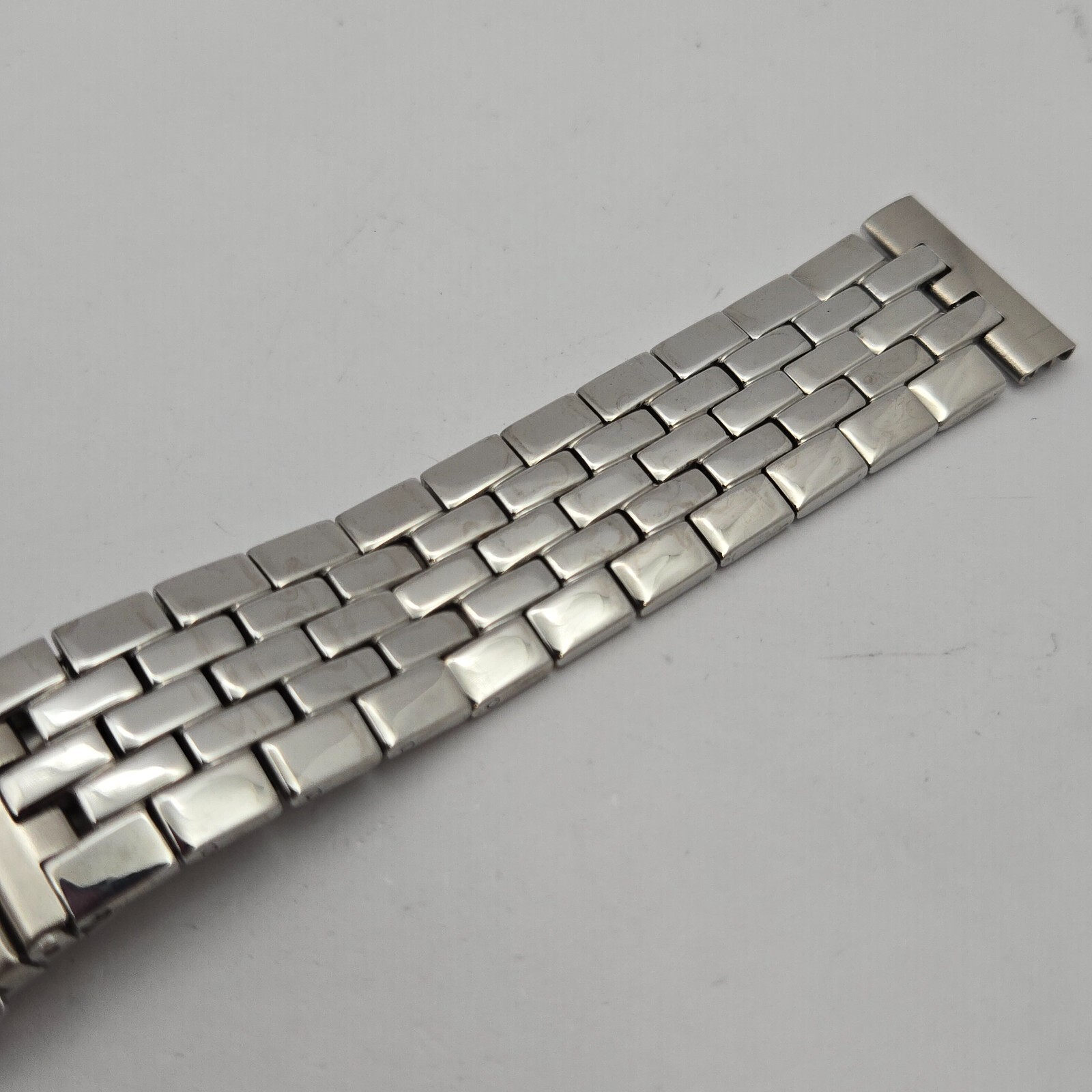 20mm stainless steel watch accessories watch bracelet/strap, silver watch chain