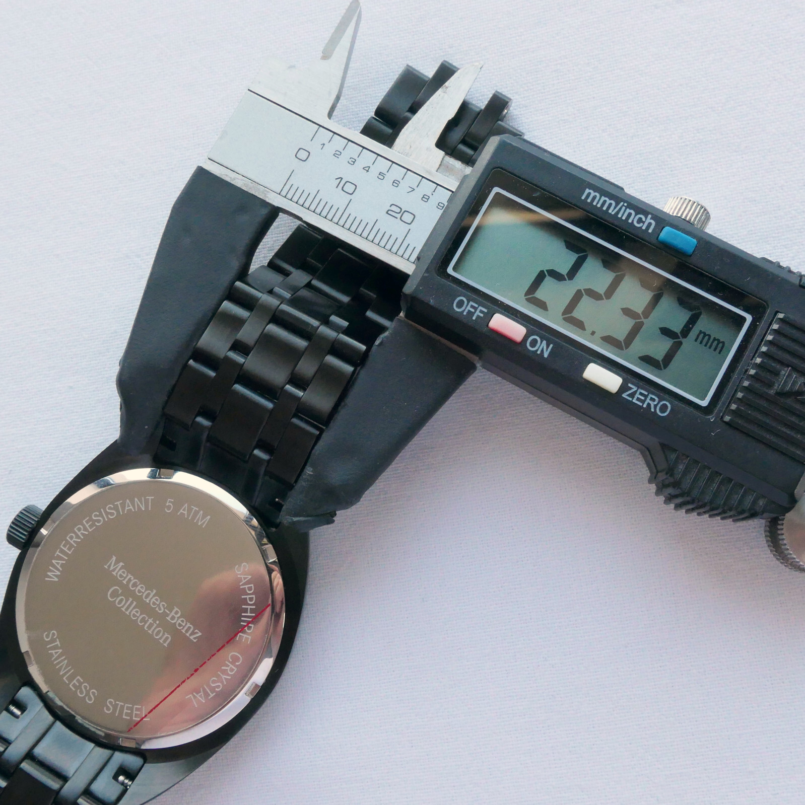 Mercedes Benz Classic AMG Motorsport Racing Black Design Car Accessory Watch