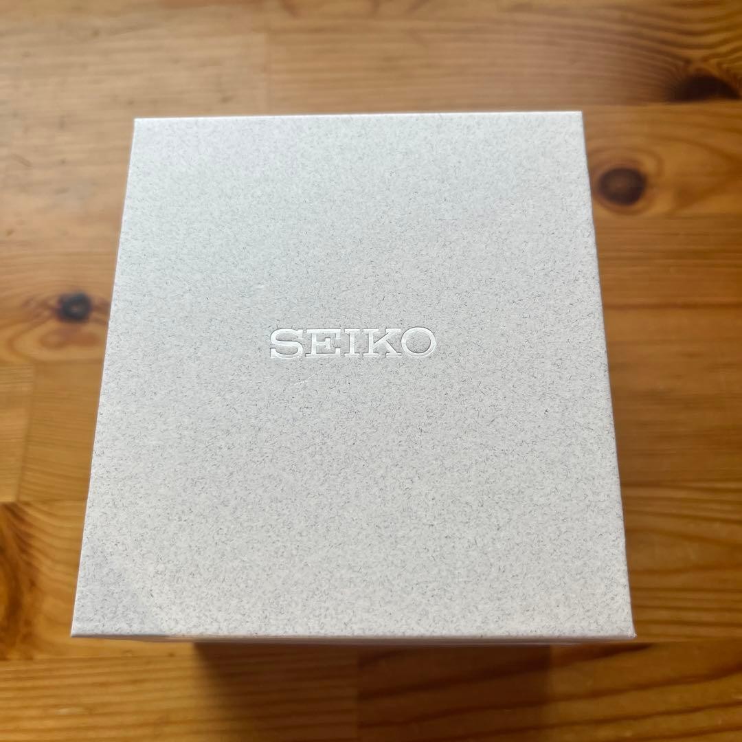 New SEIKO Quartz Gold Dial Leather Strap Watch Bar Index Box Warranty 3 Year