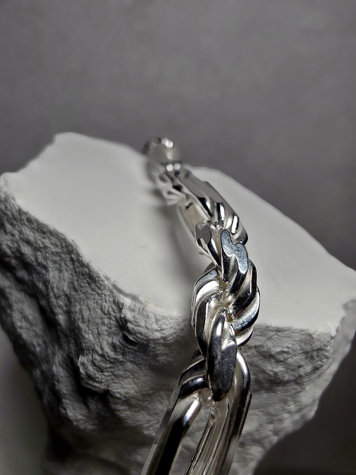 8″ 5.6mm 18g Figarope Milano Bracelet Solid 925 Sterling Silver Stamped