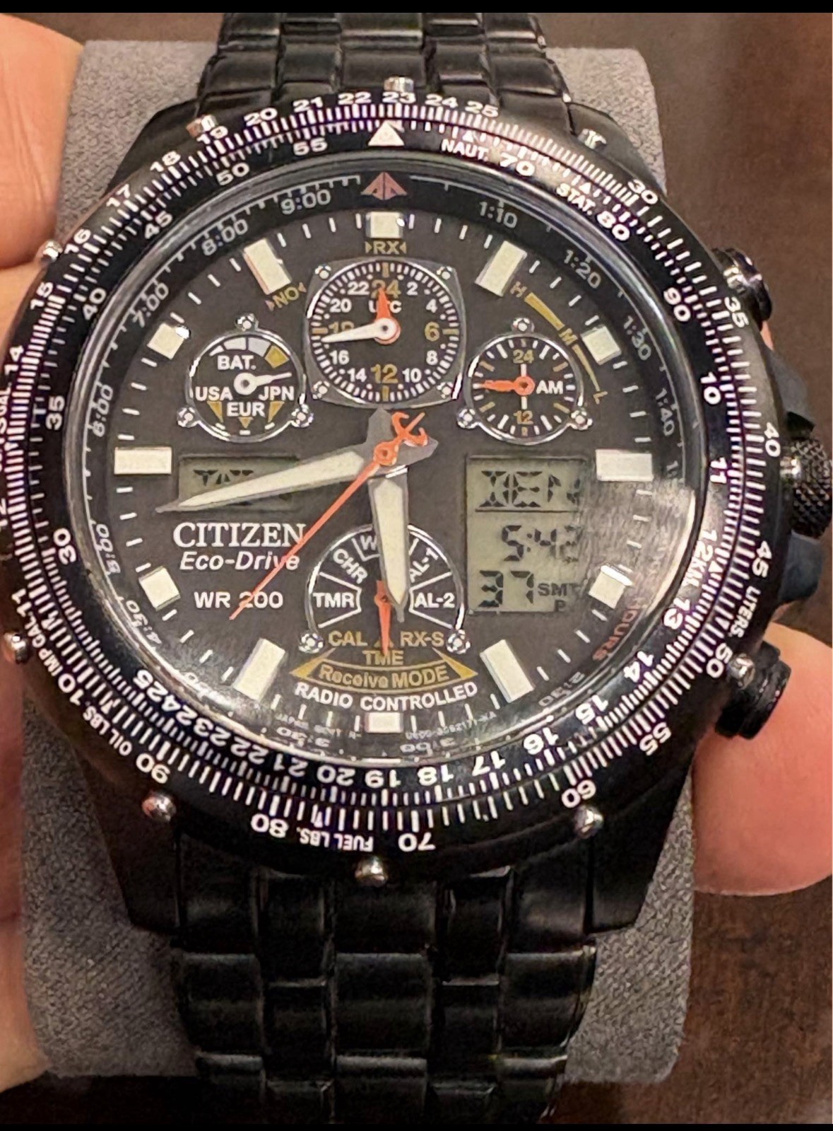 Citizen Promaster Skyhawk A-T Eco Drive Radio Controlled black EUC