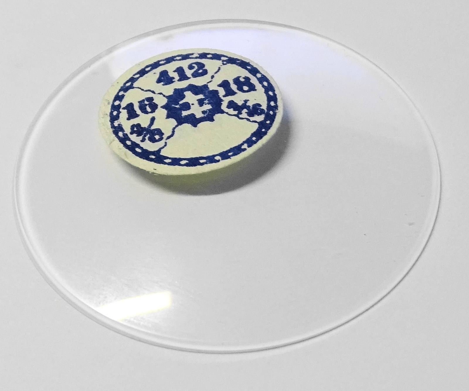 Pocket Watch Glass Diameter 41.2 Mm