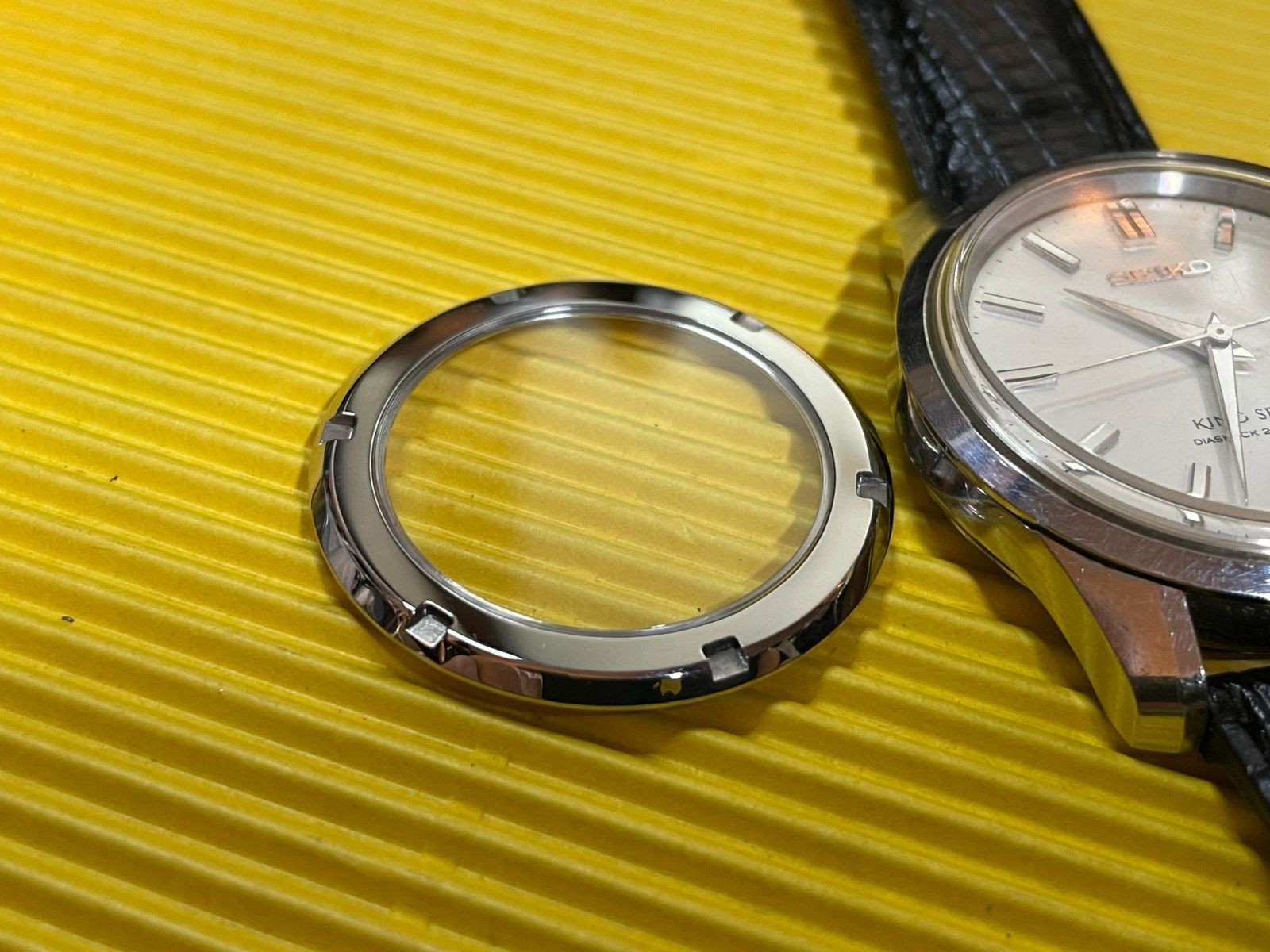 Seiko King Seiko 44KS Sapphire See-Through Case Back SUS316L From Japan