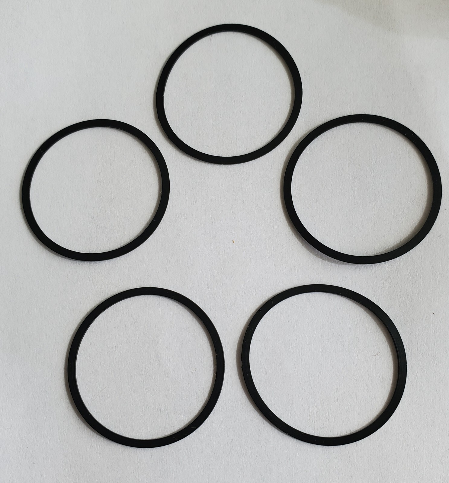 Lot of Five Genuine NOS Bulova Accutron 218 Case Back Gaskets G780