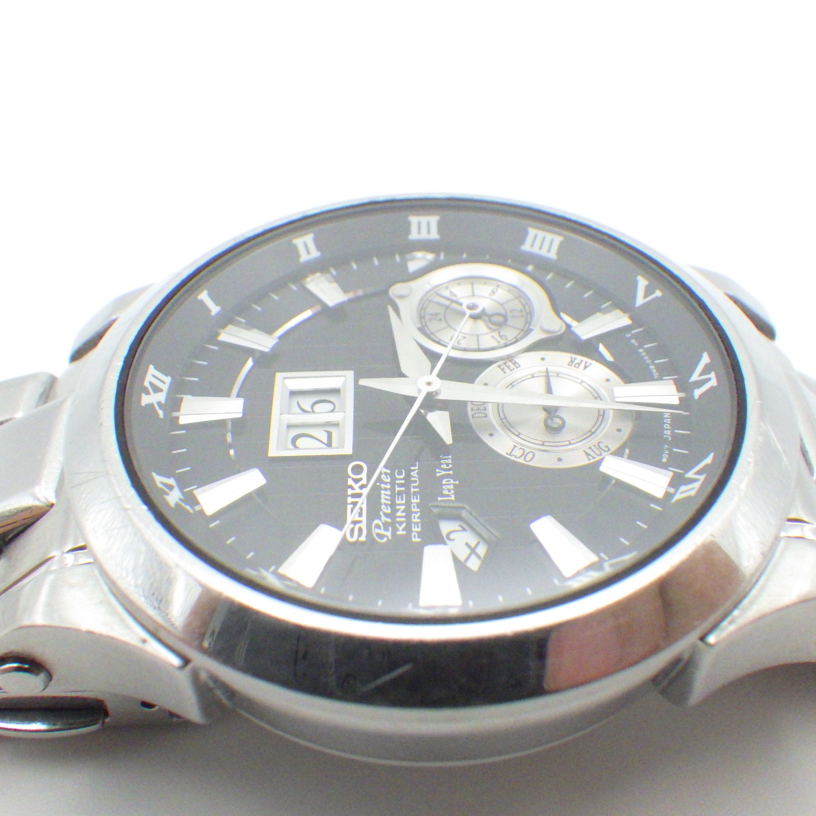 *EXC+++* Seiko Premier Kinetic Perpetual 7D48-0AA0 Vintage Kinetic Watch I5