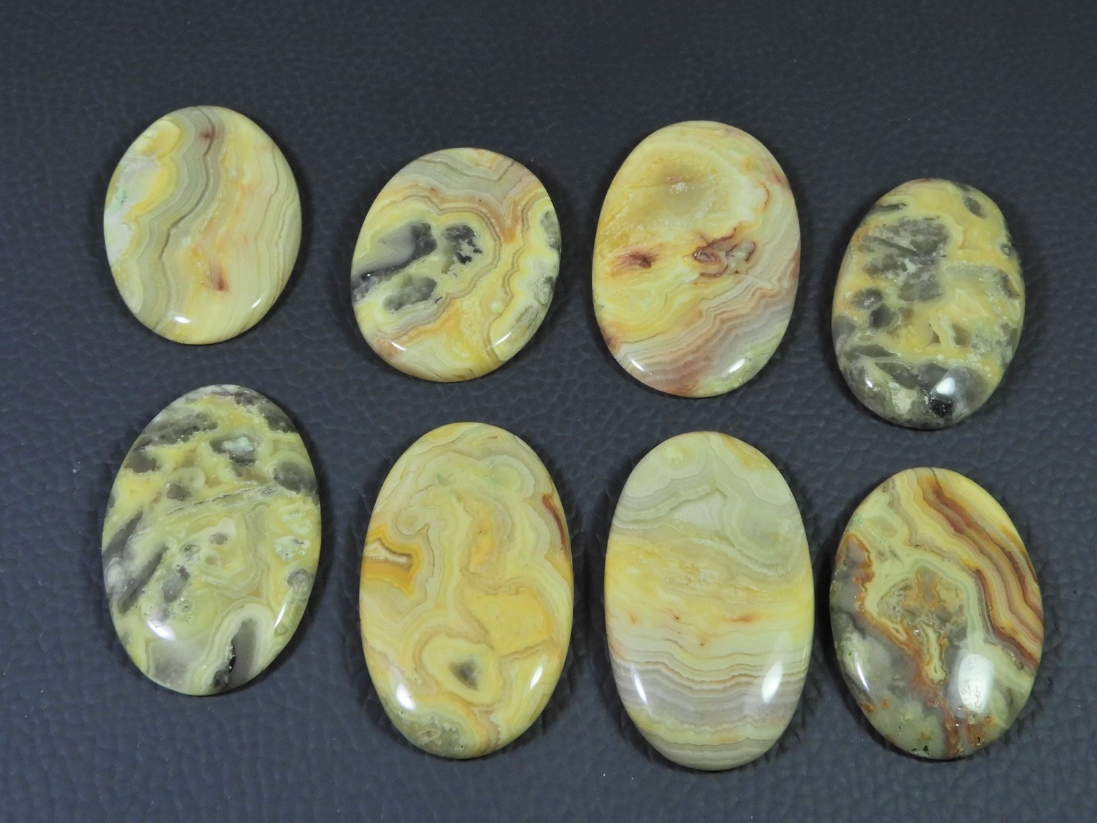 AA++ Natural Australian Crazy Lace Agate Oval Shape Cabochon Loose Gemstone Lot