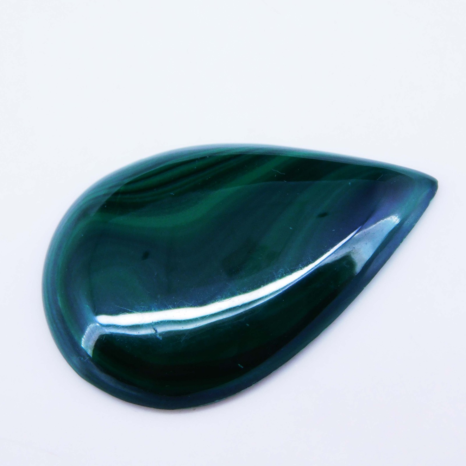 40.85 Ct Natural Congo Green Malachite Cab Certified Designer Loose Gemstone
