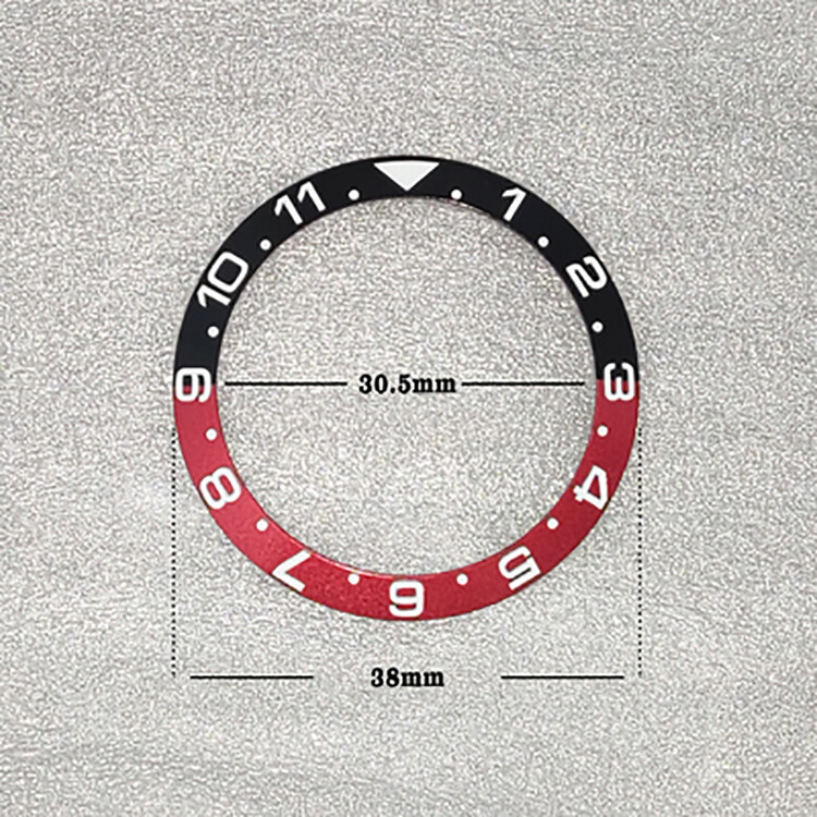 Ceramic Bezel Insert Ring Diameter 38MM 30.5MM for 40MM Su-bma-riner Watch Case