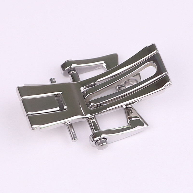 316L Stainless Steel Folding Clasp Butterfly Buckle 18mm for Vacheron Constantin