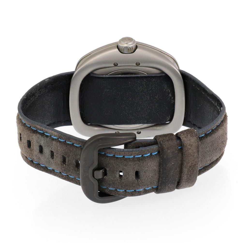 Dietrich OT-3 Automatic Organic Time Men’s Steel Wrist Watch Suede Band