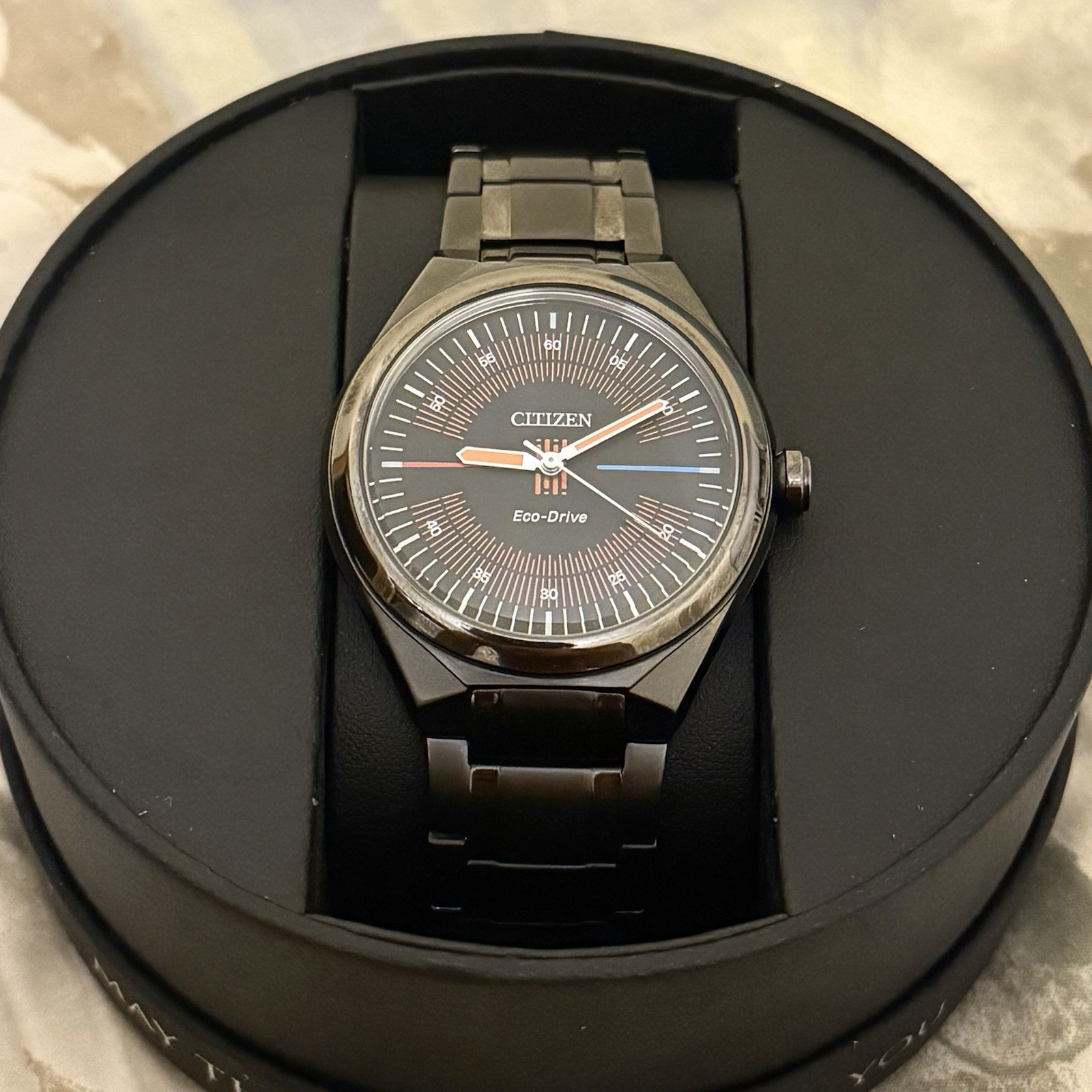 Citizen Eco-Drive AW2047-51W Empire Strikes Back Bespin Gray Ltd Edition.