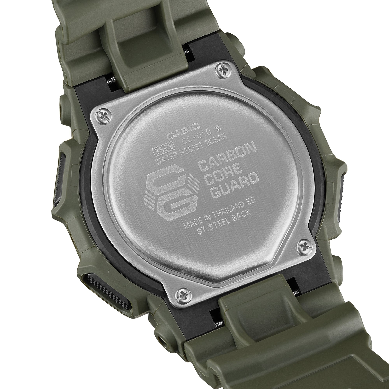 Casio G-Shock GD-010-3JF Quartz Gray Dial 51.9 mm Watch