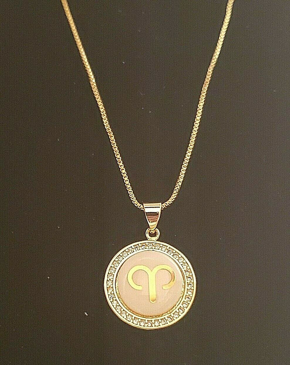 Aries Necklace Horoscope Zodiac Astrology Constellations Rhinestones