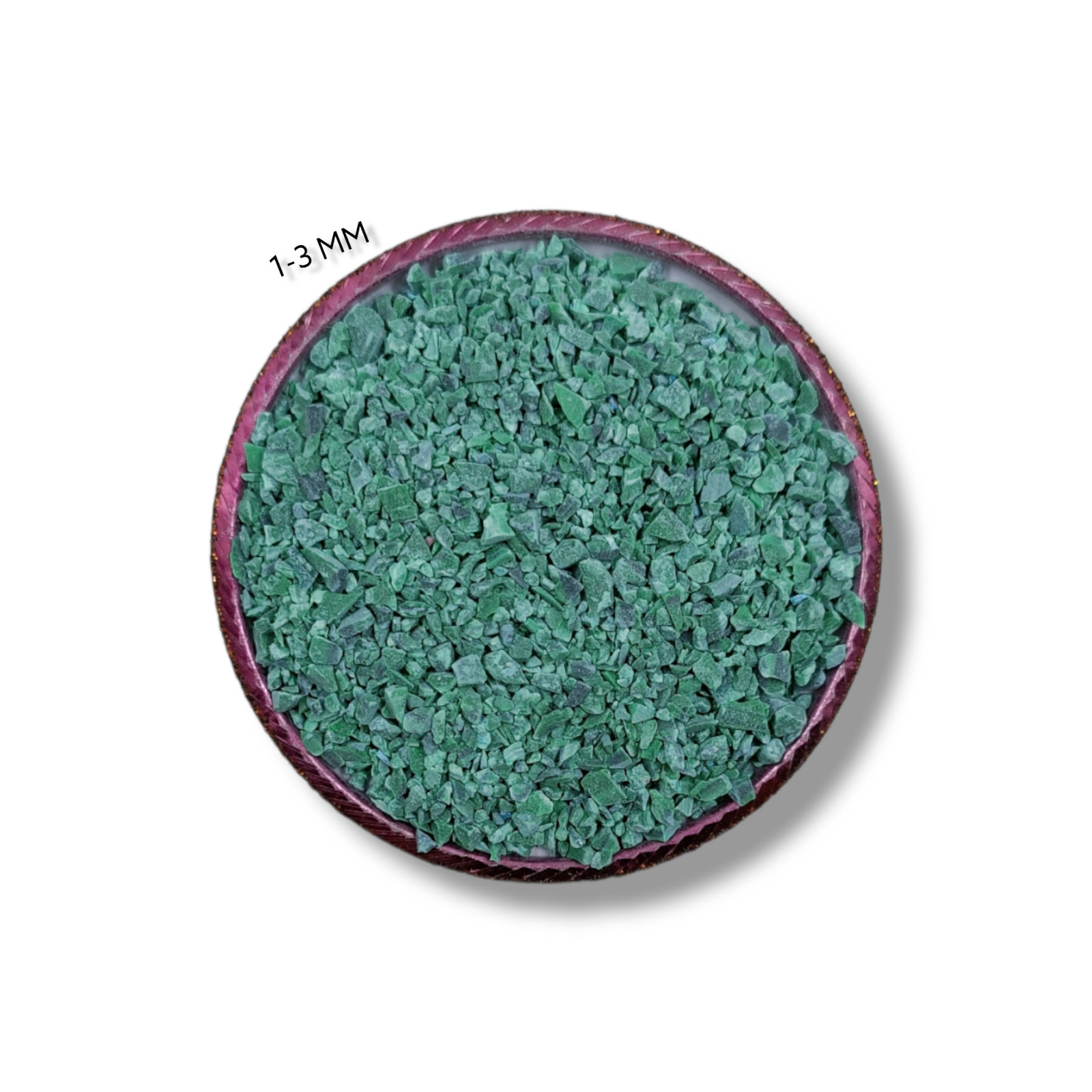 Crushed Malachite Gemstone Coarse Stone Inlay Woodworking Powder Inlay