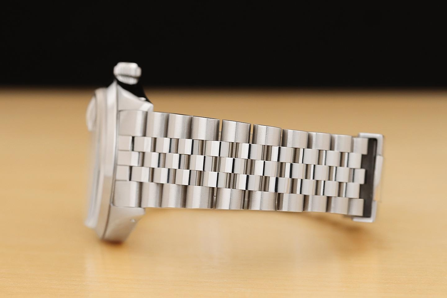 ROLEX OYSTERDATE PRECISION 6694 WHITE MOTHER OF PEARL DIAMOND STEEL 34MM WATCH
