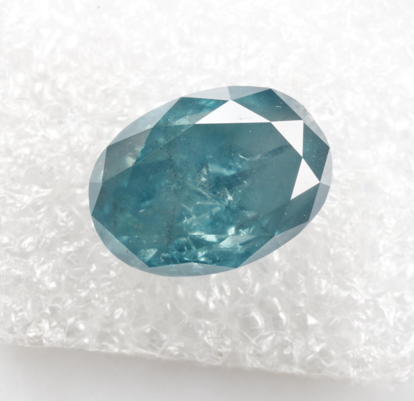 CERTIFIED 7.00 Ct Natural blue Diamond oval LOOSE VVS/ 15 mm