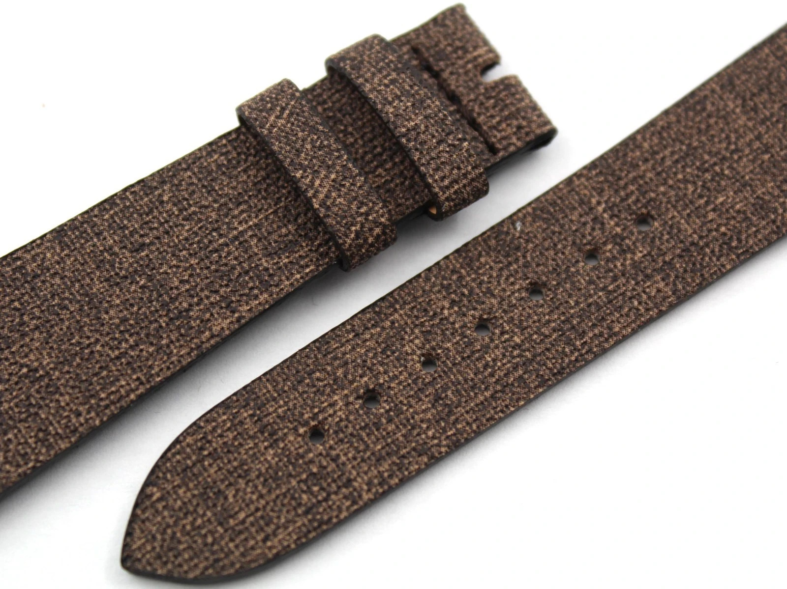 Dark Brown Vegan Watch Straps Various Sizes Handmade Soft New