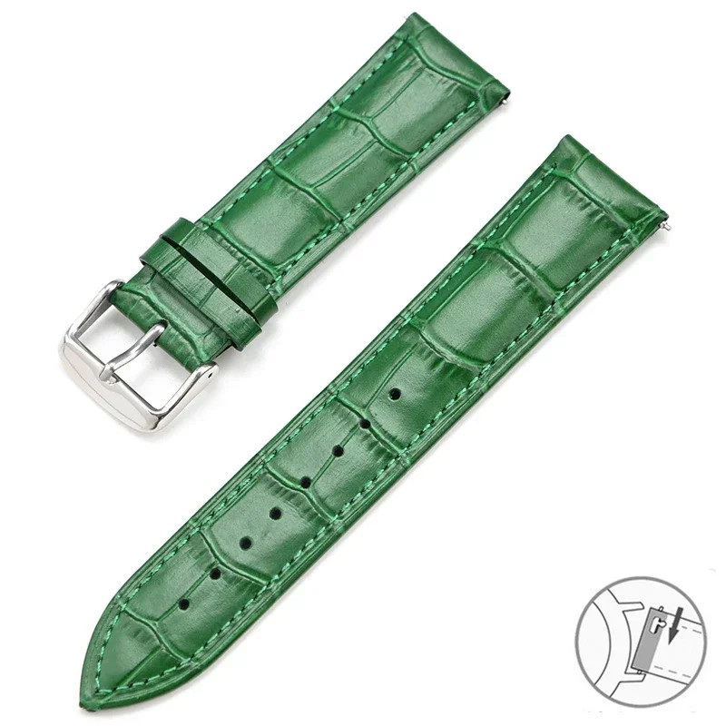 Watch Repair Genuine Cowhide Quick Release Strap Fit Tissot Watches