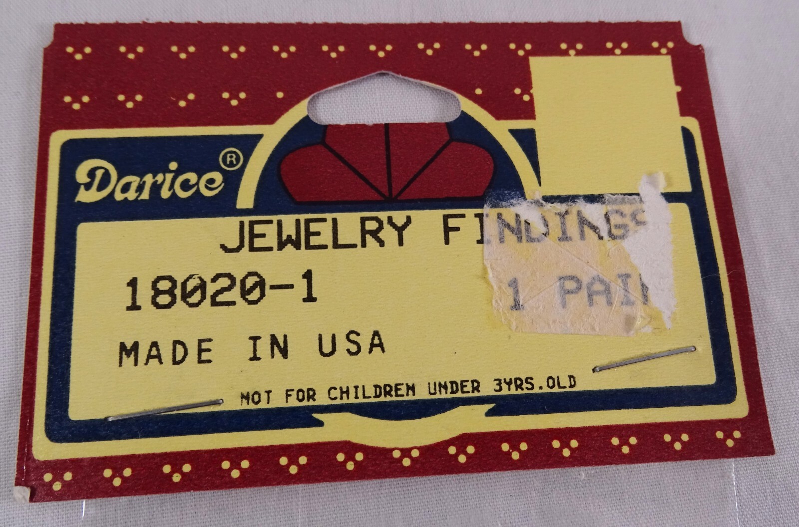Darice Jewely Findings Pair 18020-1 Lot of 6