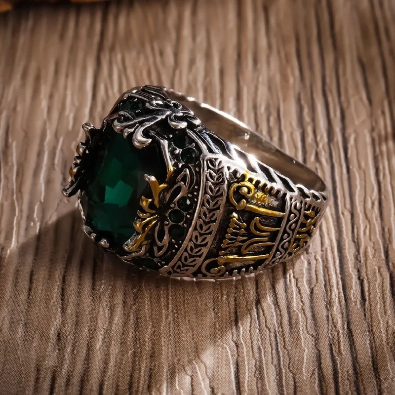 Sterling Silver Handmade Jewelry Mens Ring All Size Fashion Ring Sizes Available