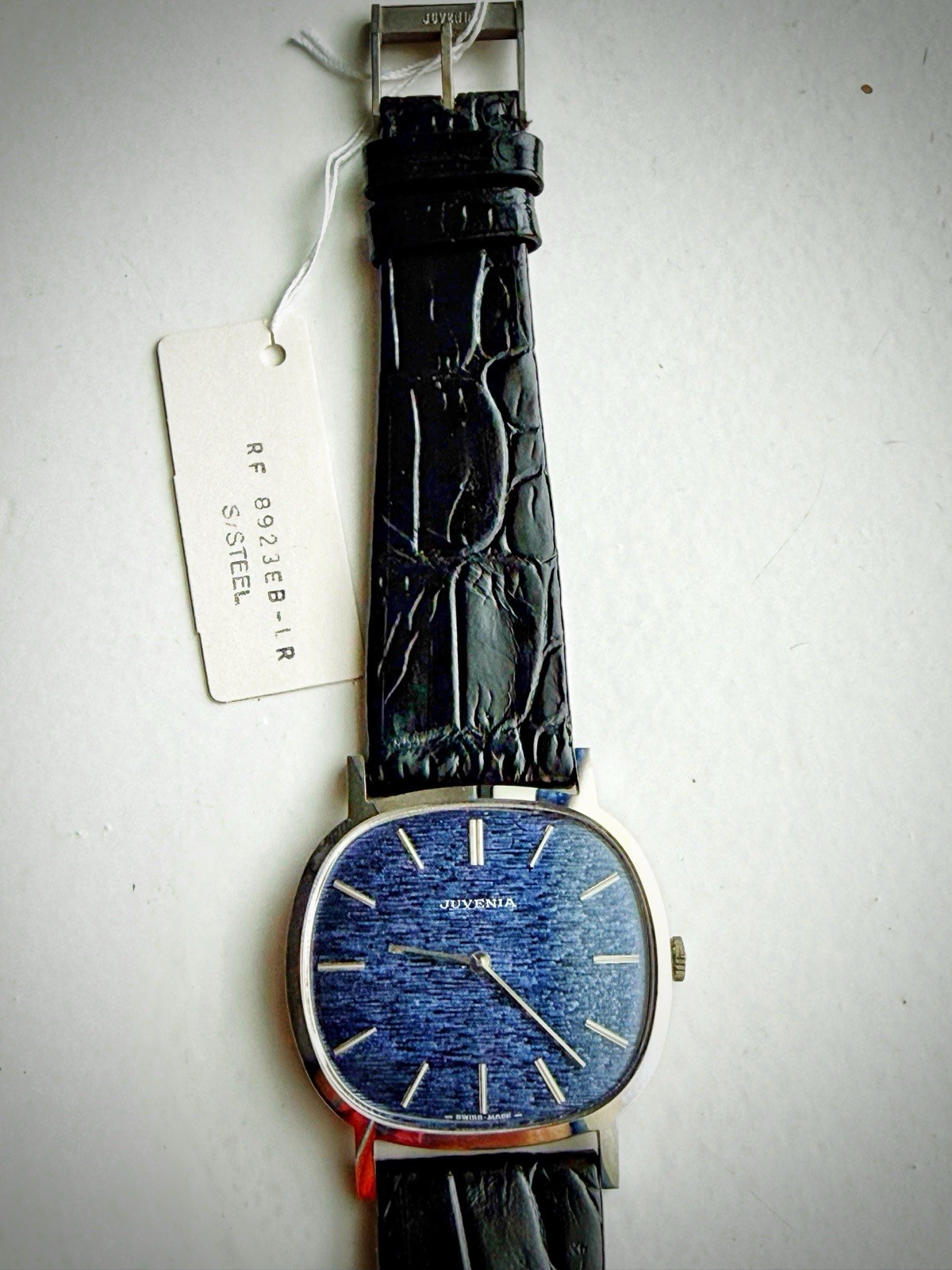 Rare Vintage JUVENIA 8923EB-LR Mechanical Watch Swiss Old Stock Brand New