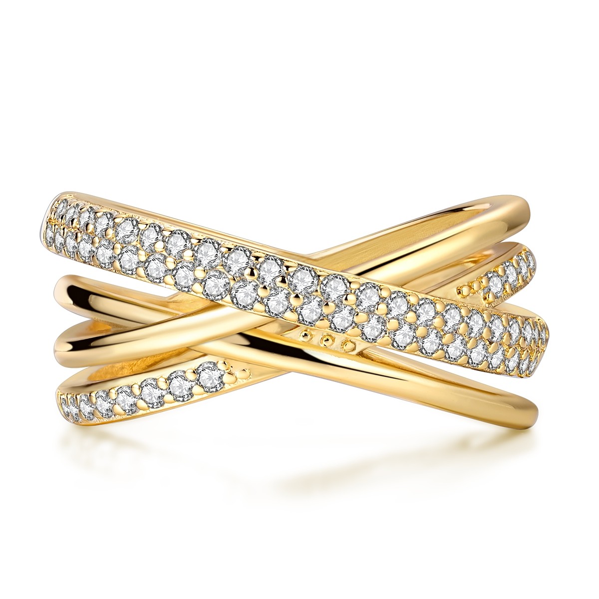 LAZA Original 925 Sterling Silver Ring Cross CZ for Women Jewelry