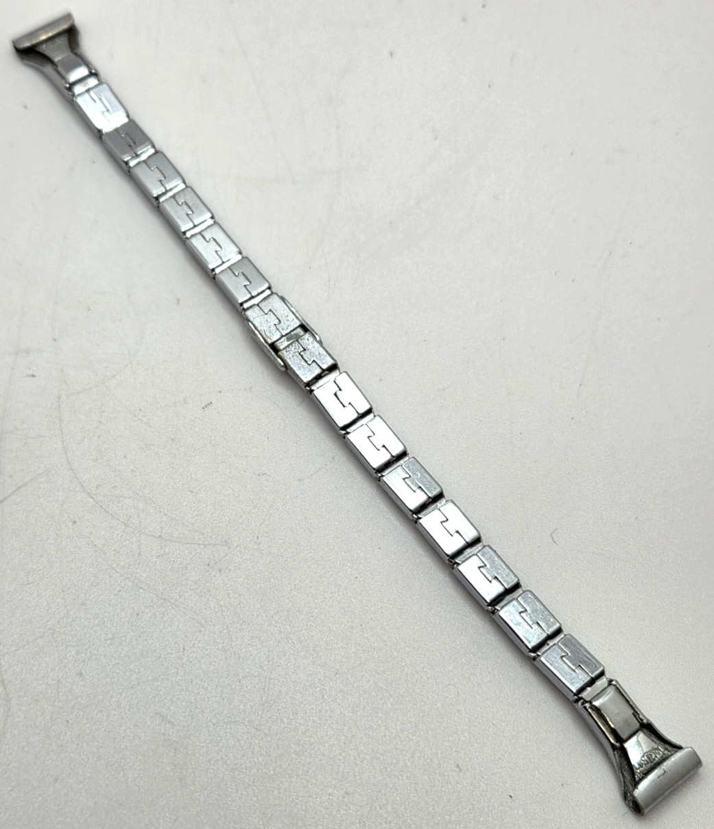 Vintage deco filigree watch band bracelet w/ stones for 10mm lugs