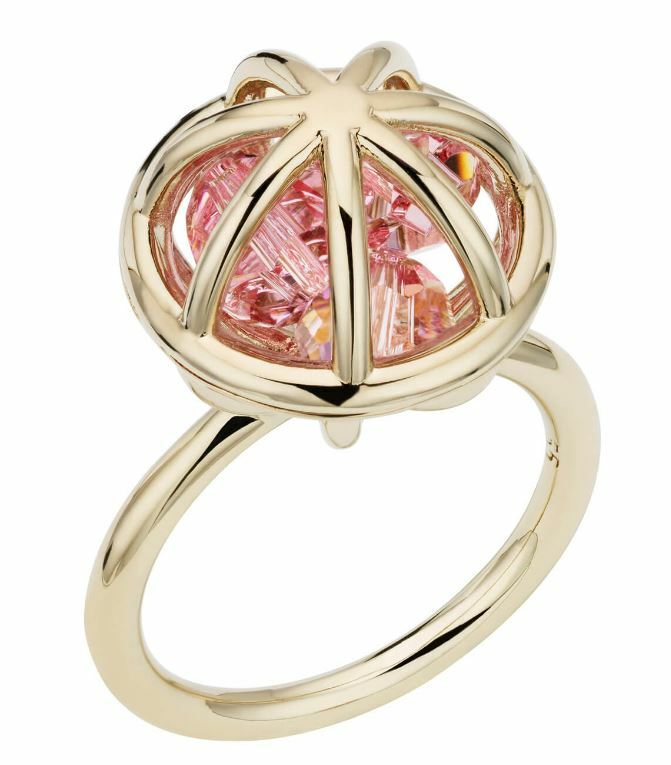 Atelier Swarovski Mary Katrantzou Nostalgia Sphere Ring Pink 52 55 58 New $249