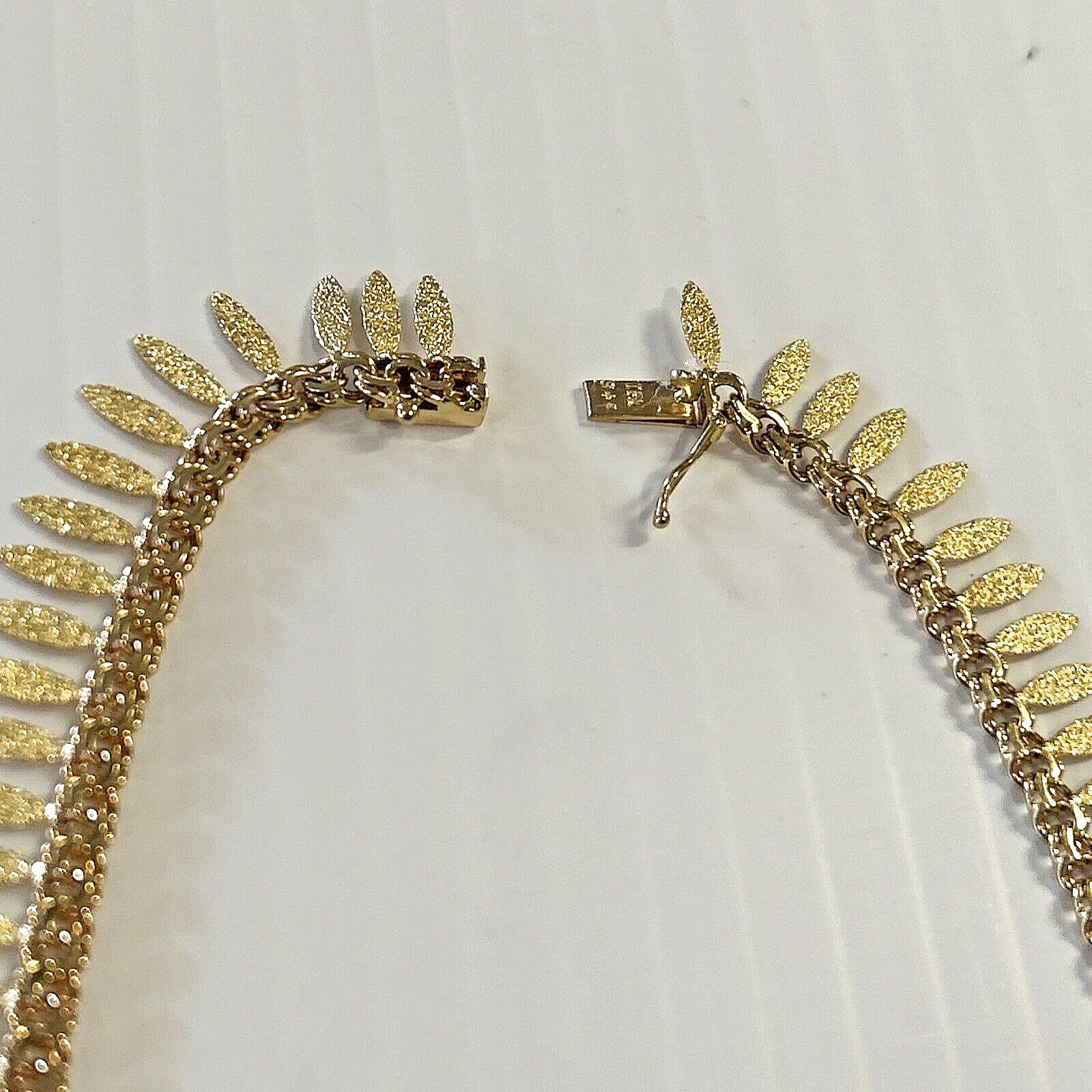 Estate 18k Gold Italian Necklace 16 1/2 Inch – 25.0 Grams