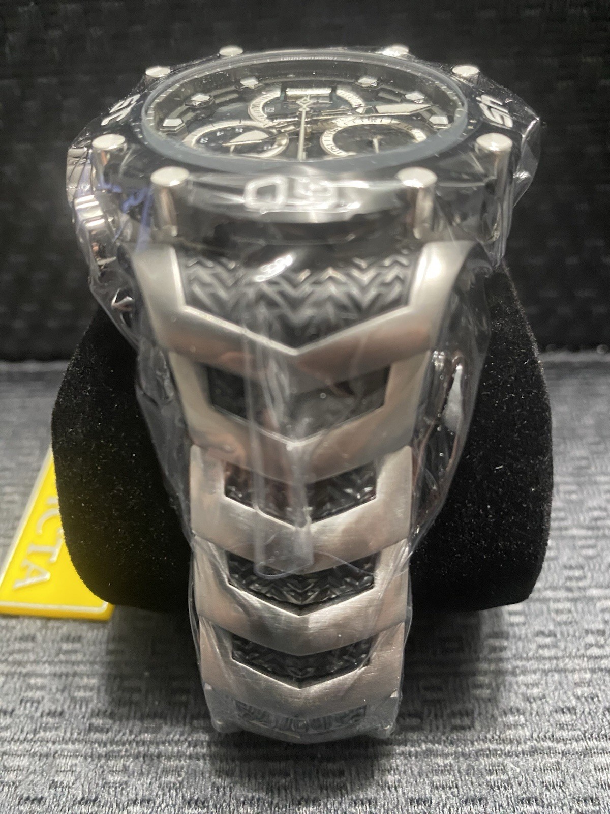 Invicta 48.5mm Subaqua Noma Vlll Swiss Quartz, Black Mop Dial Watch, Model#47291