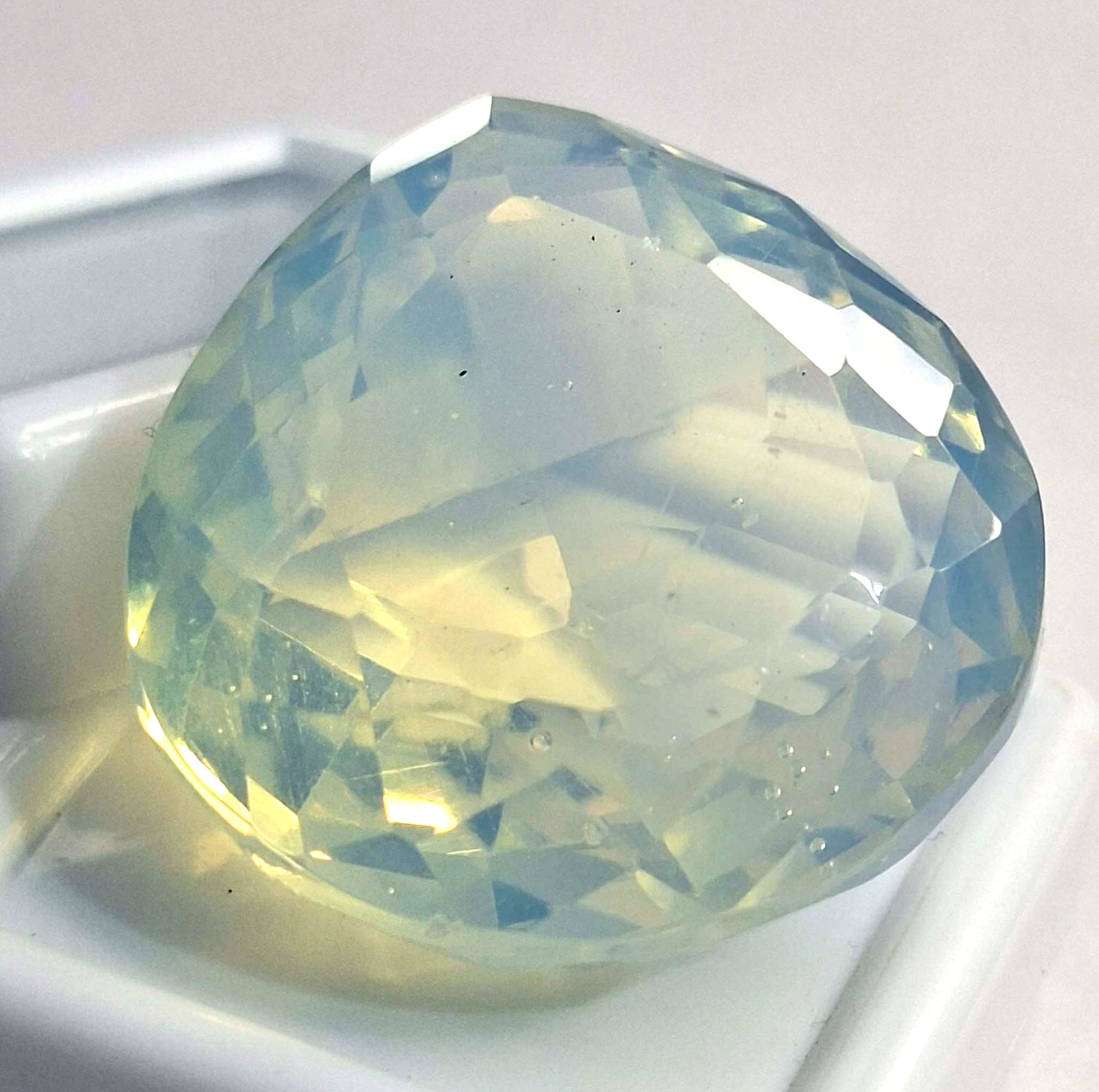 Fabulous Blue Fire Opal Pear Cut 58-60 Ct Loose Certified Gemstone SB326