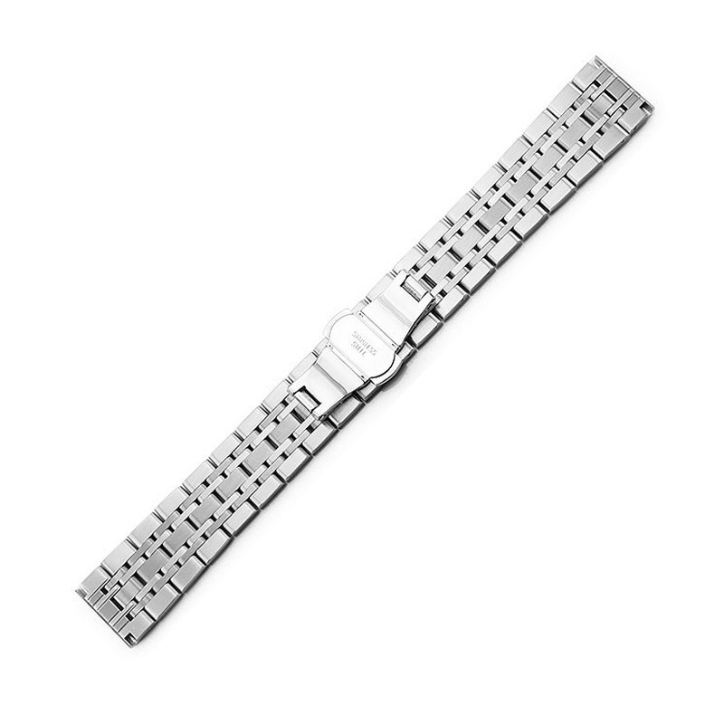 Stainless Steel Polished Bracelet Butterfly Clasp Replacement Watch Band Strap