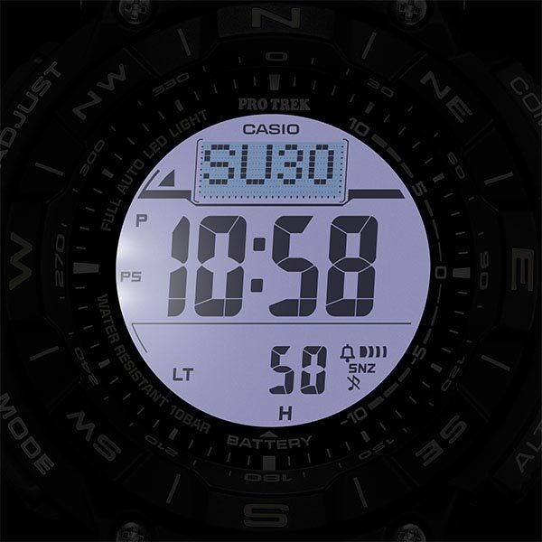 CASIO PRO TREK PRG-340SC-2JF Black Climber Line Men’s Watch New in Box