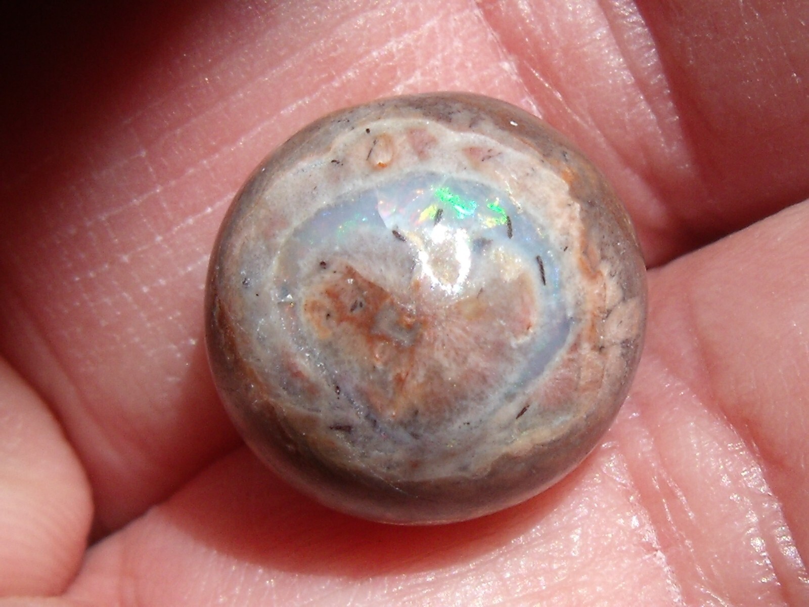 13.11 Ct. Mexican Cantera fire opal bead