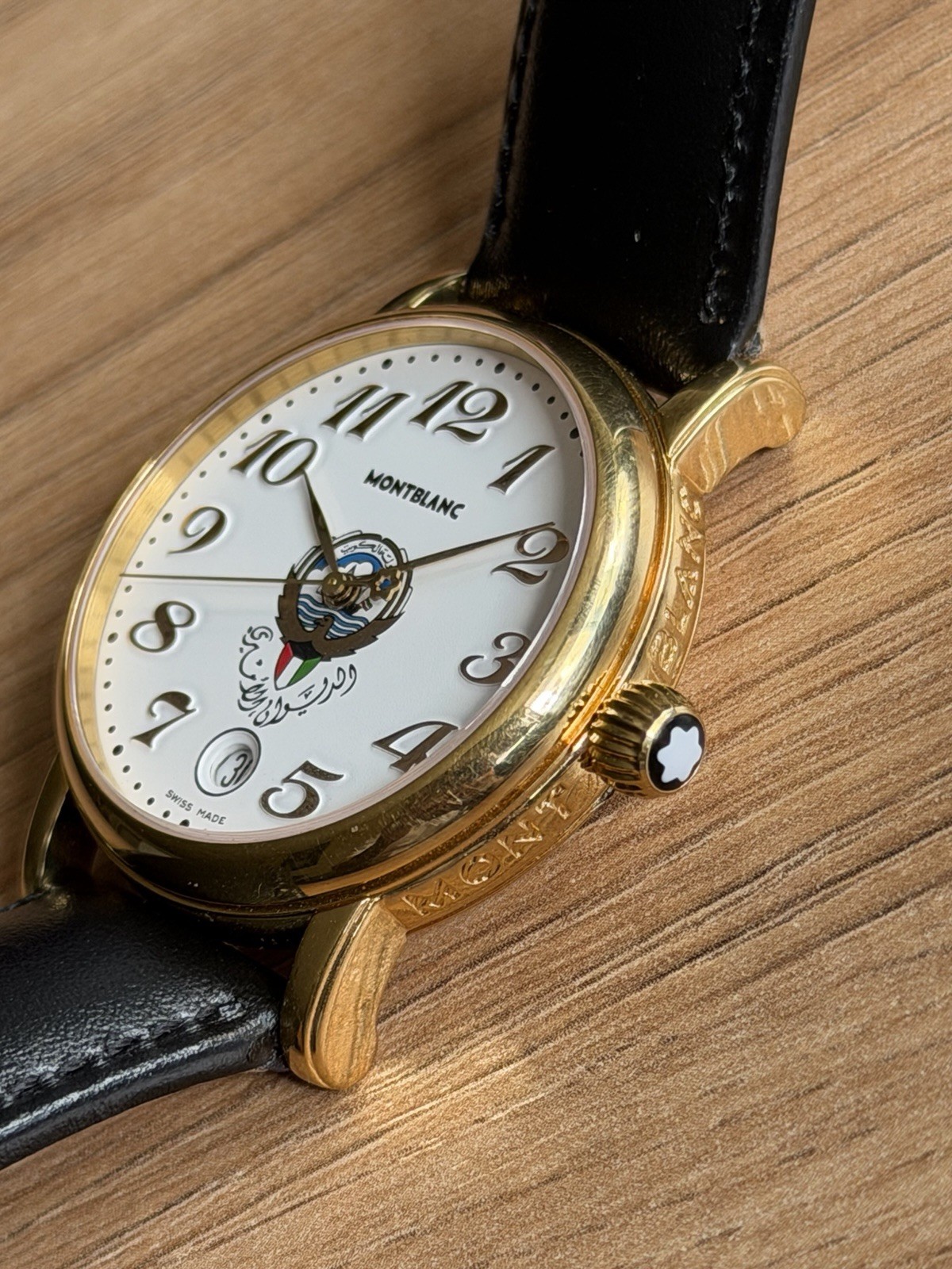 Montblanc Meisterstuck 7002 Kuwait Special Quartz Original Men Preserved Plated