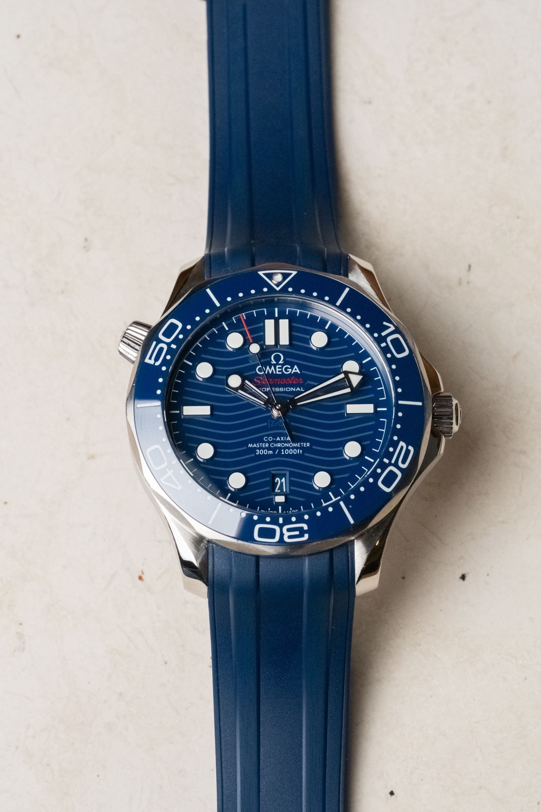 2022 Omega Seamaster Diver 300M Ref. 210.32.42.20.03.001 with Box and Papers