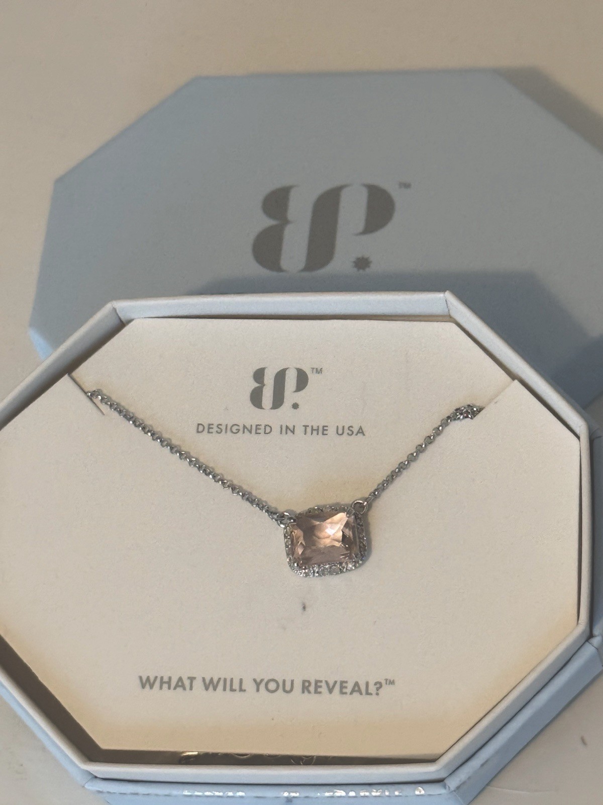You REVEALED Diamonds! Sterling Silver Morganite & Diamond!