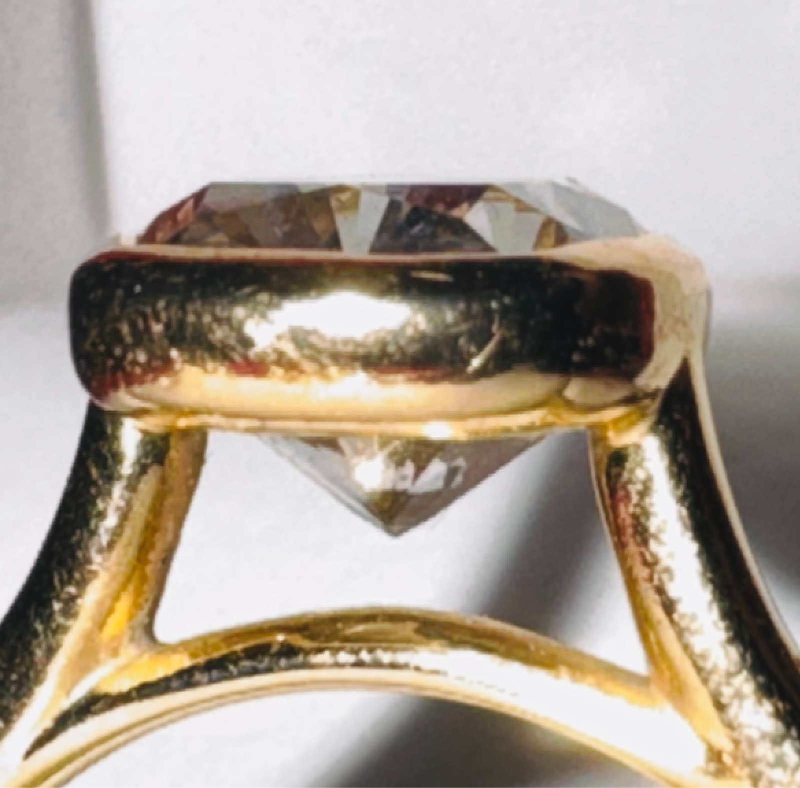 2.51ct GIA CERTIFIED 18K YELLOW GOLD ENGAGAGMENT RING – Size 6 🔥