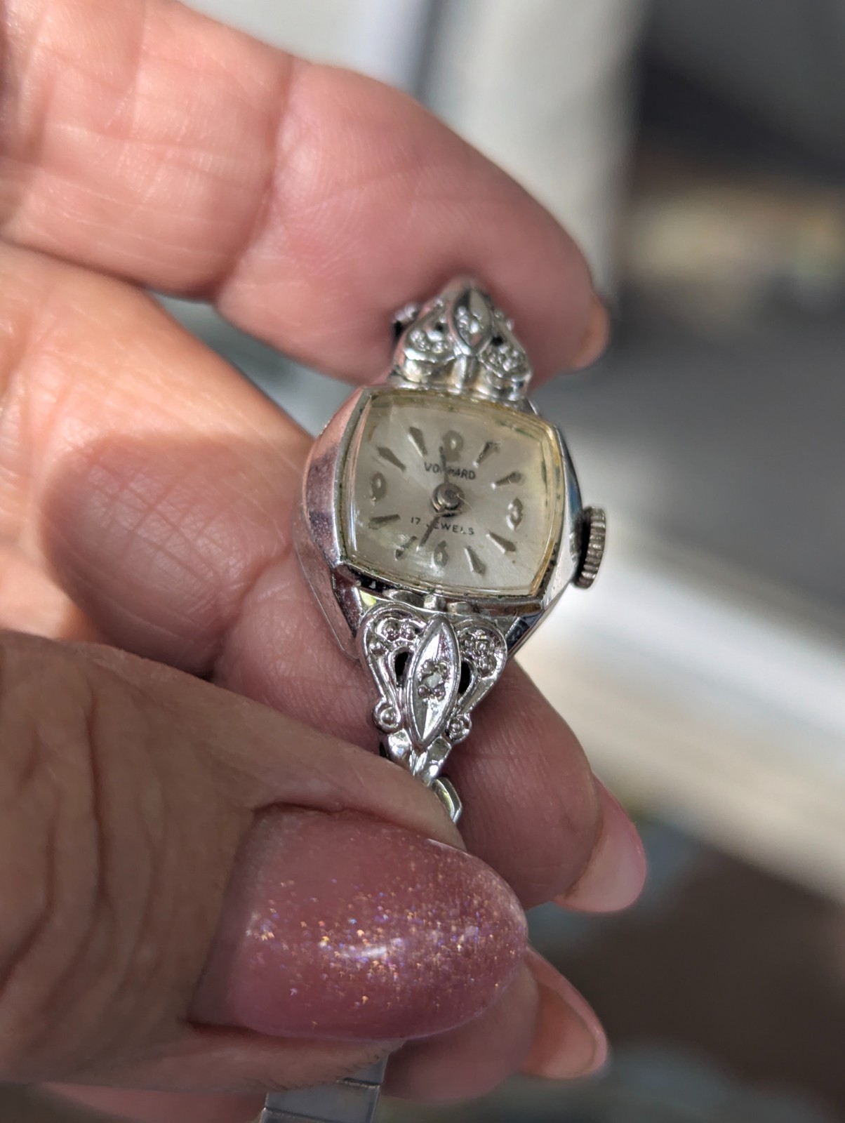 1933 Waltham Art Deco 17 jewel Ladies watch and Vintage Voumard 17 jewel ladies