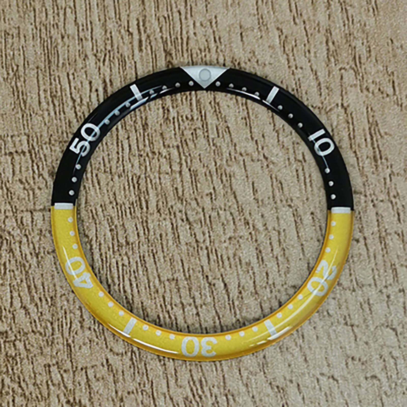 39MM Rounded Curved Plastic Aluminum Watch Bezel Insert Inner Diameter 32.2MM