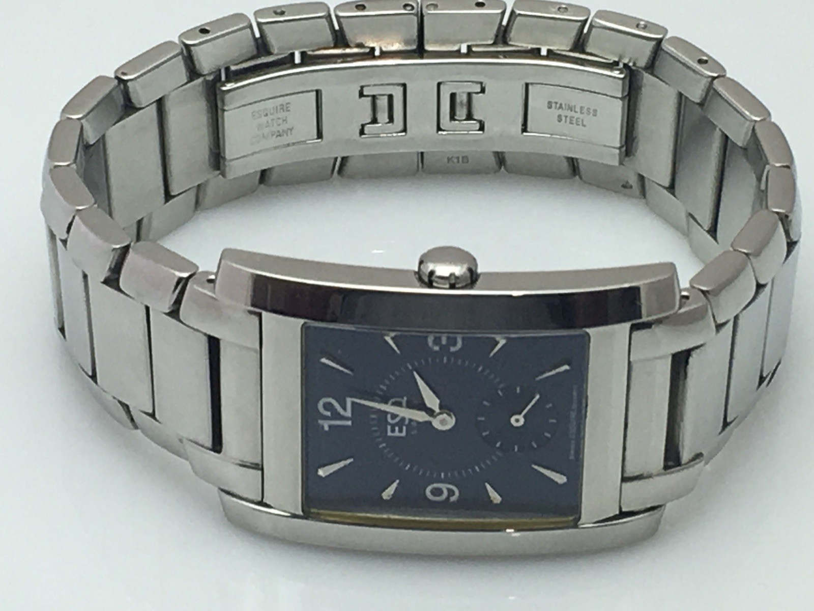 Stunning Men’s ESQ Venture Watch VERY RARE “SLATE BLUE” DIAL RUNS GREAT