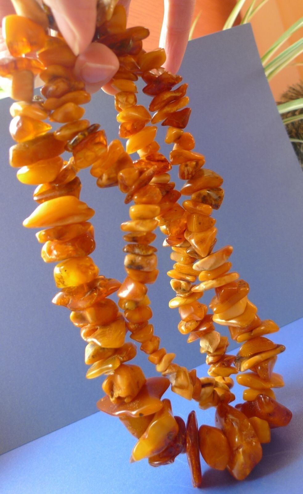 Jewelry Multi-Color Natural gems 114g Baltic Amber Necklace Beads Medicine Charm