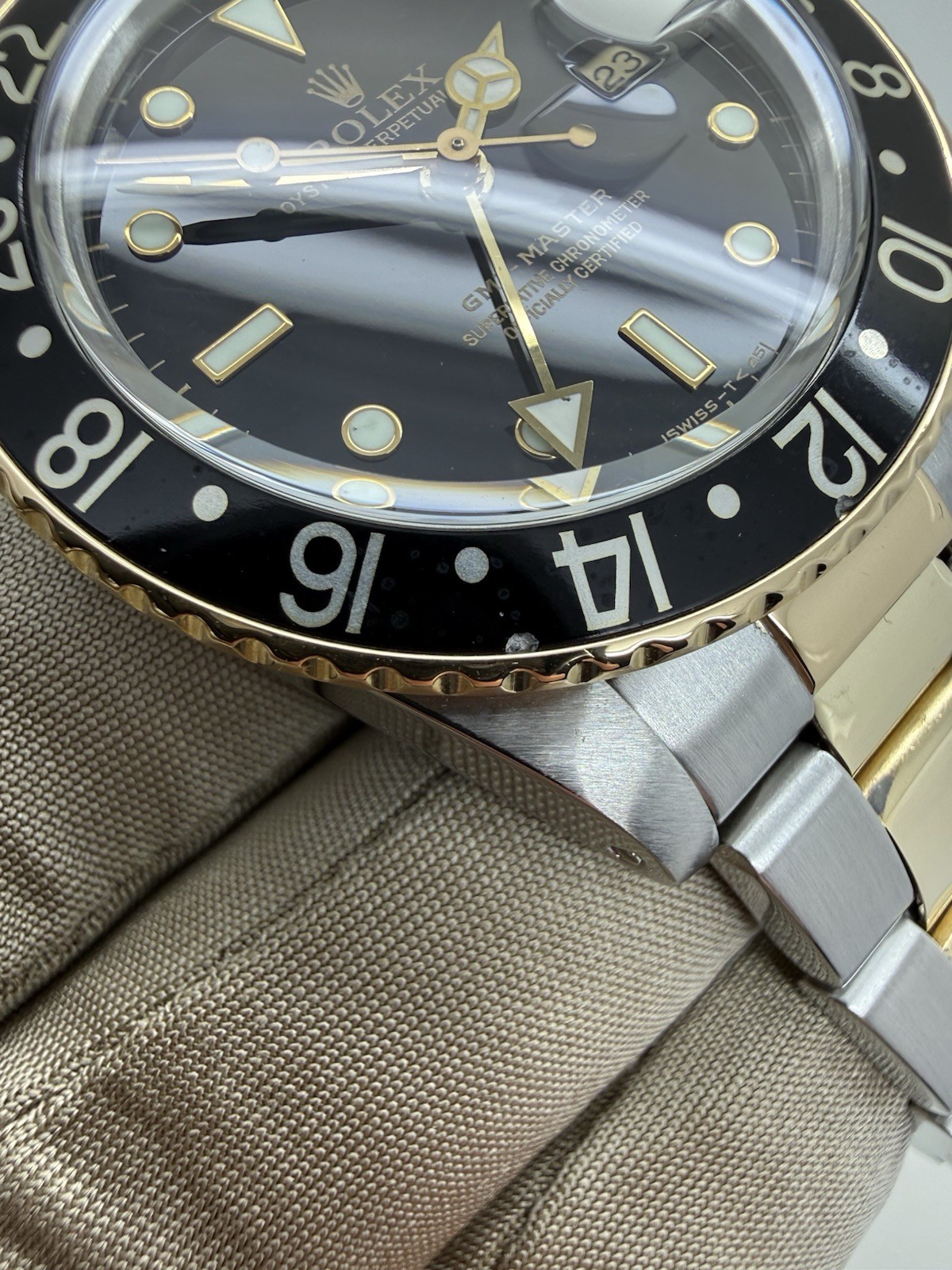 1986 Rolex GMT Master Steel Gold Oyster Black Dial Auto 40mm 16753 *2026 RSC*