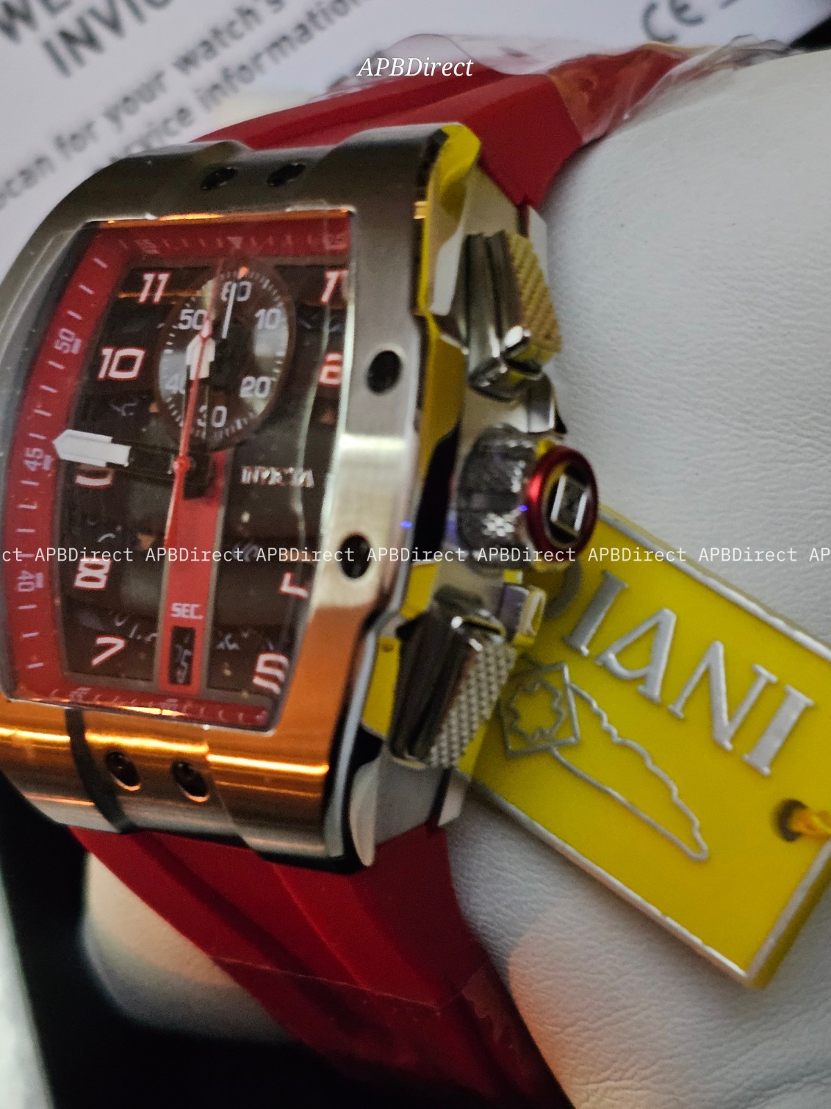 Invicta – Next Gen – DIABLO S1 Rally Black / Red – Racing Collection mens watch